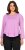 Ulla Popken Layered Look Memories Embroidered Long Sleeve Tee Amethyst - Tryckta T-shirts för dam i stora storlekar - 