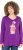 Ulla Popken Christmas Squirrel Long Sleeve Graphic Tee Dark Purple - Tryckta T-shirts för dam i stora storlekar - 
