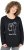 Ulla Popken Metallic Graphic Holiday Tee Black - Tryckta T-shirts för dam i stora storlekar - 