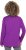 Ulla Popken Metallic Graphic Holiday Tee Dark Purple - Tryckta T-shirts för dam i stora storlekar - 