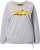 Ulla Popken Magic Feeling Long Sleeve Graphic Tee Light Grey Melange - Tryckta T-shirts för dam i stora storlekar - 