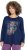 Ulla Popken Inverted Seam Long Sleeve Graphic Tee Ink Blue - T-shirts - 