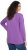 Ulla Popken Dream Rhinestone Lettering Long Sleeve Tee Light Plum - Tryckta T-shirts för dam i stora storlekar - 