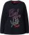 Ulla Popken Motivational Graphic Long Sleeve Tee Black - Tryckta T-shirts för dam i stora storlekar - 