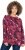 Ulla Popken Abstract Print Long Sleeve Tee Dark Ruby - Tryckta T-shirts för dam i stora storlekar - 