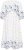 Kaffe Curve Rosa Midi Dress Blue Tones Border Flower - Klänningar - 