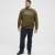 North Latitude Sweatshirt Army Green - Tröjor & hoodies - Stora hoodies & tröjor - 2XL-14XL