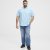 North Latitude Shirt Short Sleeve Turquoise - Skjortor - Stora skjortor - 2XL-8XL