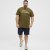 North Latitude T-Shirt Printed Short Sleeve Green - T-shirts - Stora T-shirts - 2XL-14XL