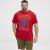 North Latitude T-Shirt Printed Short Sleeve Red - T-shirts - Stora T-shirts - 2XL-14XL