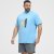 North Latitude T-Shirt Printed Turquoise - T-shirts - Stora T-shirts - 2XL-14XL