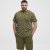 North Latitude T-shirt Allover Printed Green - T-shirts - Stora T-shirts - 2XL-14XL