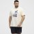 North Latitude T-Shirt Printed Off-White - T-shirts - Stora T-shirts - 2XL-14XL