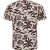 North Latitude T-Shirt Printed Allover Bordeaux - T-shirts - Stora T-shirts - 2XL-14XL