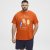 North Latitude T-Shirt Ice Cream Orange - T-shirts - Stora T-shirts - 2XL-14XL