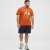 North Latitude T-Shirt Ice Cream Orange - T-shirts - Stora T-shirts - 2XL-14XL