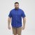 North Latitude Shirt Short Sleeve TALL Blue - HERRKLÄDER MT-6XLT - Kläder för långa män