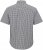 North Latitude Shirt Short Sleeve Checked Grey - Skjortor - Stora skjortor - 2XL-8XL