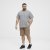 North Latitude Shirt Short Sleeve Checked Grey - Skjortor - Stora skjortor - 2XL-8XL