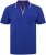 North Latitude Polo Pique V-Neck Blue - Pikétröjor - Stora pikétröjor - 2XL-8XL