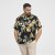 North Latitude Shirt Short Sleeve Printed Allover Black - Skjortor - Stora skjortor - 2XL-8XL