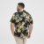 North Latitude Shirt Short Sleeve Printed Allover Black - Skjortor - Stora skjortor - 2XL-8XL