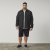 North Latitude 61106 Overshirt med Dragkedja i Kostymstil Svart - Jackor - Stora jackor - 2XL-12XL
