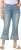 Ulla Popken Cropped Flared Eyelet Jeans Light Blue - Jeans & Byxor i Stora Storlekar – Plus Size - 