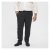 North Latitude Dress Pants Elastic Waist Dark Grey Melange - Herrbyxor i stora storlekar - Herrbyxor i stora storlekar