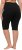 Ulla Popken Stretch Knit Bike Shorts Black - Jeans & Byxor i Stora Storlekar – Plus Size - 