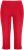 Ulla Popken Basic Stretch Knit Capris Red - Jeans & Byxor i Stora Storlekar – Plus Size - 