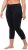 Ulla Popken Basic Stretch Knit Capris Navy - Jeans & Byxor i Stora Storlekar – Plus Size - 