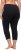Ulla Popken Basic Stretch Knit Capris Navy - Jeans & Byxor i Stora Storlekar – Plus Size - 
