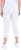 Ulla Popken Stretch Basic Bengaline Capri Pants Snow White - Jeans & Byxor i Stora Storlekar – Plus Size - 