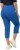 Ulla Popken Stretch Basic Bengaline Capri Pants Royal Blue - Jeans & Byxor i Stora Storlekar – Plus Size - 