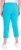 Ulla Popken Stretch Basic Bengaline Capri Pants Deep Aqua - Jeans & Byxor i Stora Storlekar – Plus Size - 