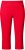 Ulla Popken Bengaline Elastic Waist Stretch Capri Pants Red - Jeans & Byxor i Stora Storlekar – Plus Size - 