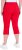 Ulla Popken Bengaline Elastic Waist Stretch Capri Pants Red - Jeans & Byxor i Stora Storlekar – Plus Size - 