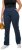 Ulla Popken Straight Leg Elastic Waist Mandy Fit Stretch Jeans Denim Blue - Jeans & Byxor i Stora Storlekar – Plus Size - 