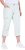 Ulla Popken Stretch Cotton Cargo Crop Pants Snow White - Jeans & Byxor i Stora Storlekar – Plus Size - 