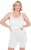 Ulla Popken Lace Hem Stretch Viscose Knit Bicycle Length Lounge Shorts White - Jeans & Byxor i Stora Storlekar – Plus Size - 