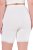 Ulla Popken Lace Hem Stretch Viscose Knit Bicycle Length Lounge Shorts White - Jeans & Byxor i Stora Storlekar – Plus Size - 
