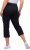 Ulla Popken Mony Stretch Capri Pants Navy - Jeans & Byxor i Stora Storlekar – Plus Size - 