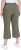 Ulla Popken Cool Linen Elastic Waist Capri Pants Loden Green - Jeans & Byxor i Stora Storlekar – Plus Size - 