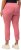 Ulla Popken Check Bengaline Slim Leg Sienna Fit Stretch Crop Pants Light Pink - Jeans & Byxor i Stora Storlekar – Plus Size - 