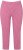 Ulla Popken Check Bengaline Slim Leg Sienna Fit Stretch Crop Pants Pale Lilac - Jeans & Byxor i Stora Storlekar – Plus Size - 