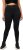 Ulla Popken High Waist Quick Dry Recycled Stretch Leggings Black - Jeans & Byxor i Stora Storlekar – Plus Size - 