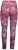 Ulla Popken Graphic Print Recycled Polyester Quick Dry Stretch Leggings Red - Jeans & Byxor i Stora Storlekar – Plus Size - 