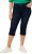 Ulla Popken Basic Capri Sarah Fit Jeans Denim Blue - Jeans & Byxor i Stora Storlekar – Plus Size - 