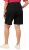 Ulla Popken Basic Denim Mandy Bermuda Shorts Black - Jeans & Byxor i Stora Storlekar – Plus Size - 